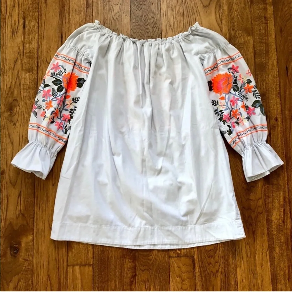Free people fleur du jour embroidered dress sz xs - Picture 7 of 11
